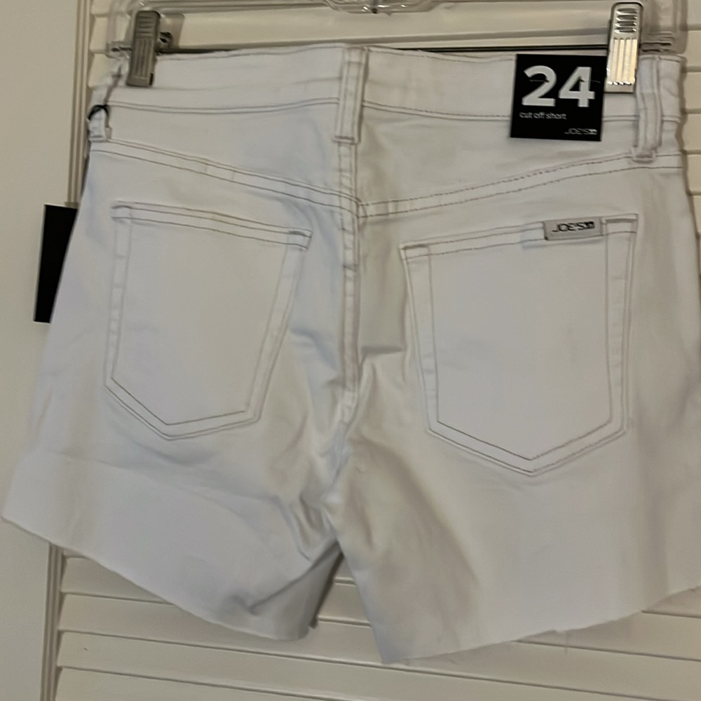 Joe's Jeans Women's White Distressed Shorts